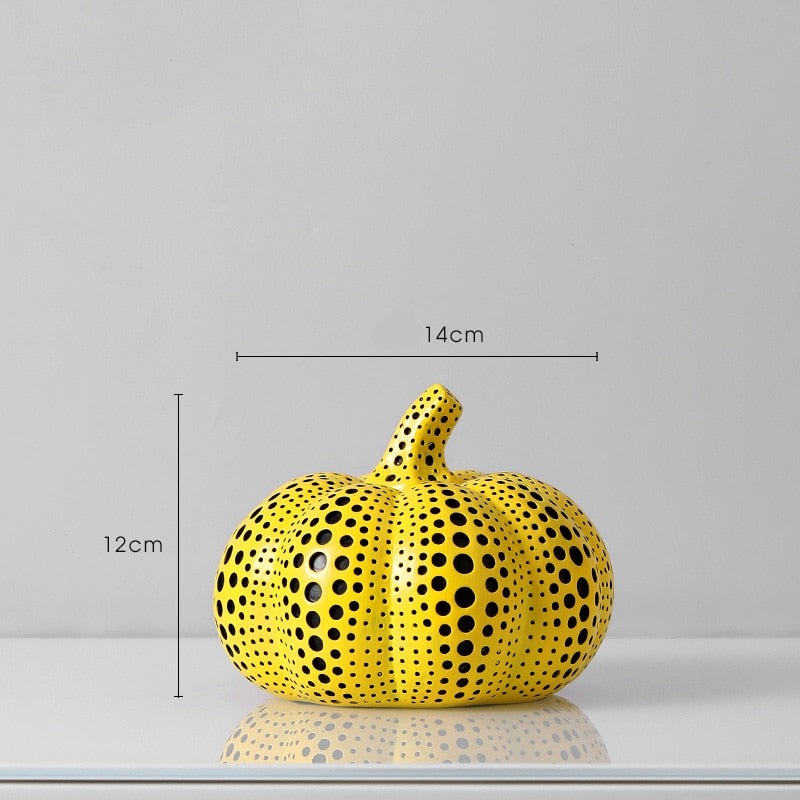 Kusama Yayoi Style Pumpkin Sculptures