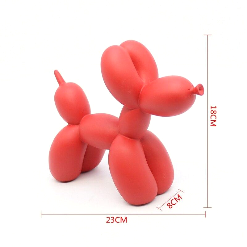 Vibrant Color Balloon Dog Sculpture