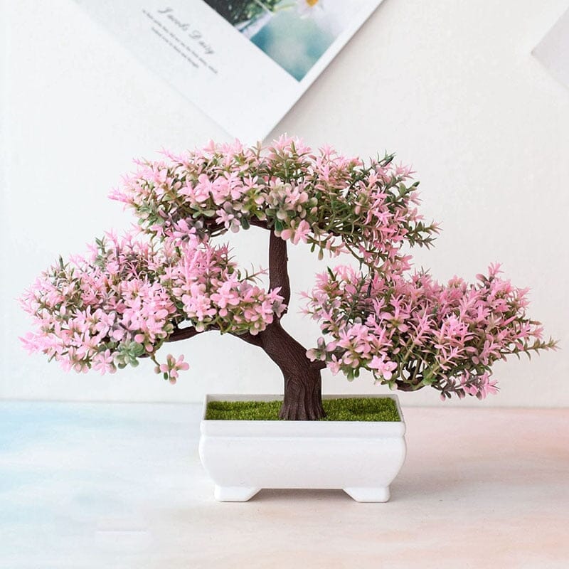 Kunstmatige Bonsai Boom Plant Potten