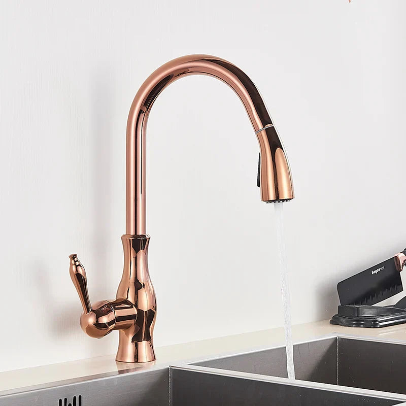 GlamFaucet – Torneiras de Cozinha Douradas