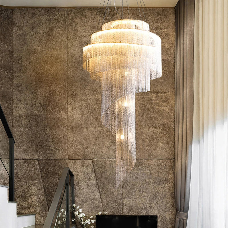 Tassel Spiral Chandelier