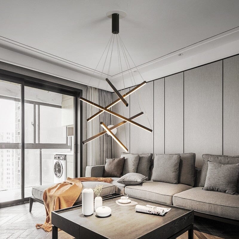 Modern Duplex Chandelier