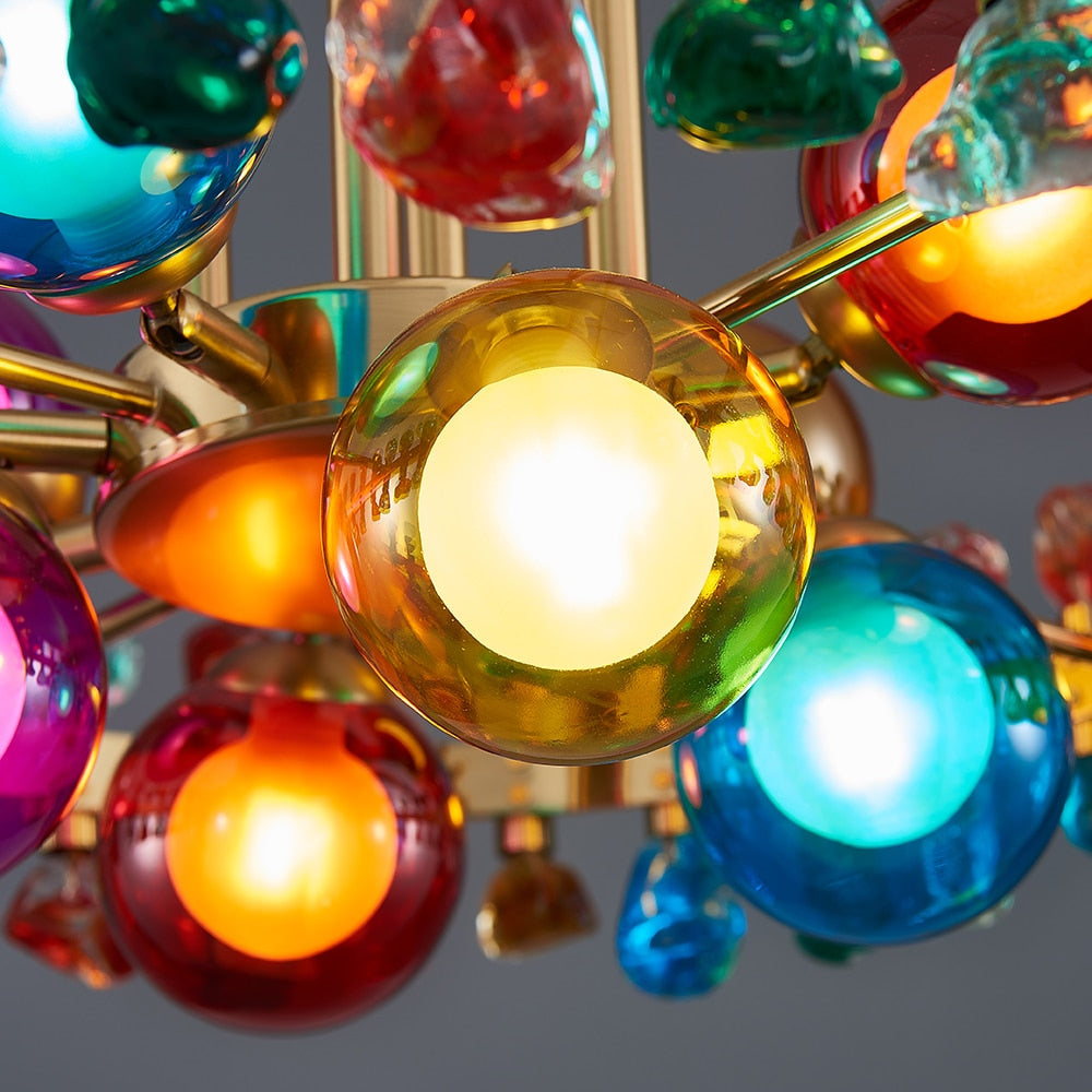 YLK Rarmaden Colorful Luxury crystal chandelier