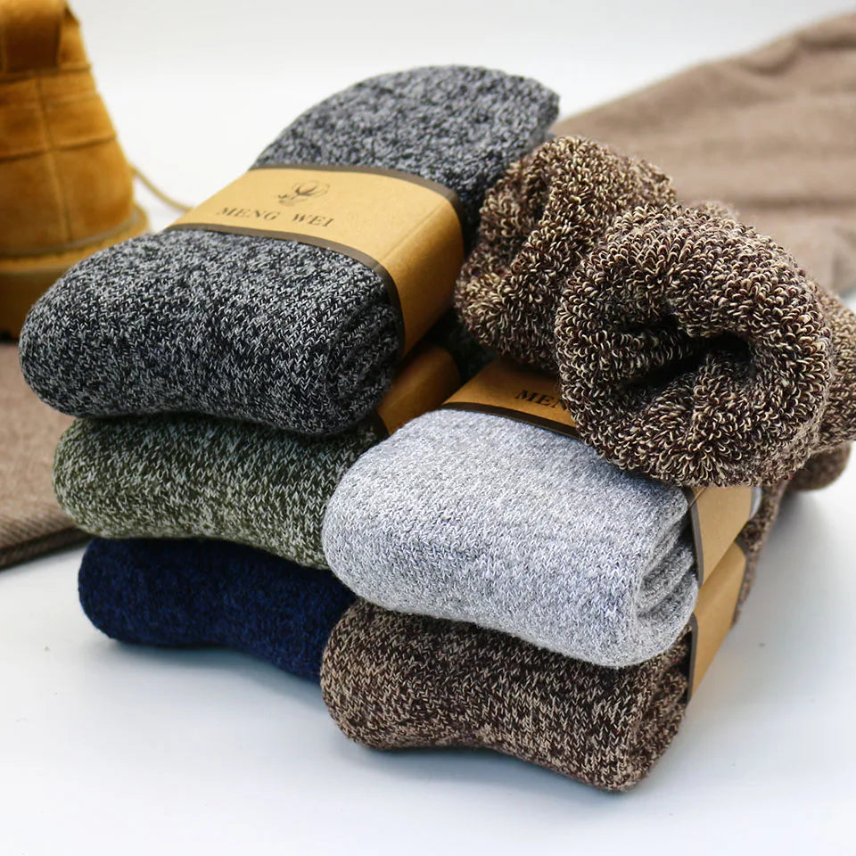 100 % Wolle Merino Warmth Pro: Premium-Wintersocken aus dicker Wolle für Herren