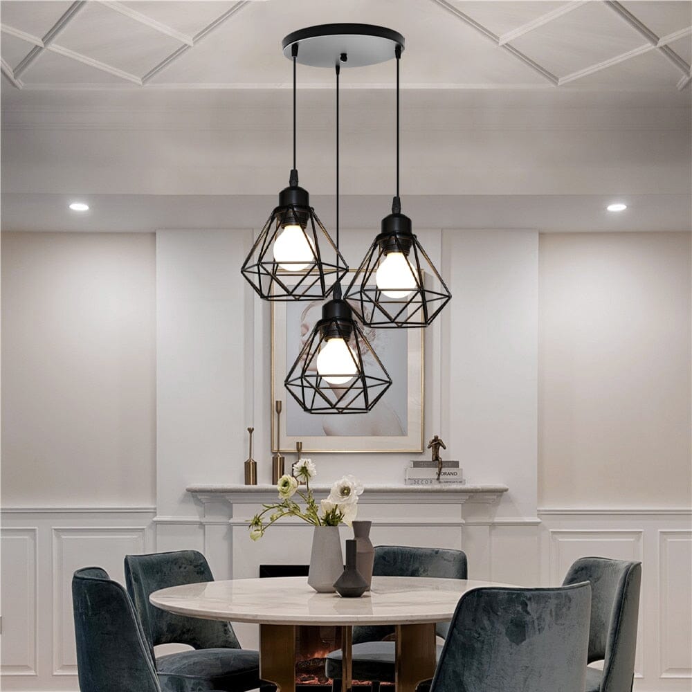 Vintage Iron Frame Pendant Collection