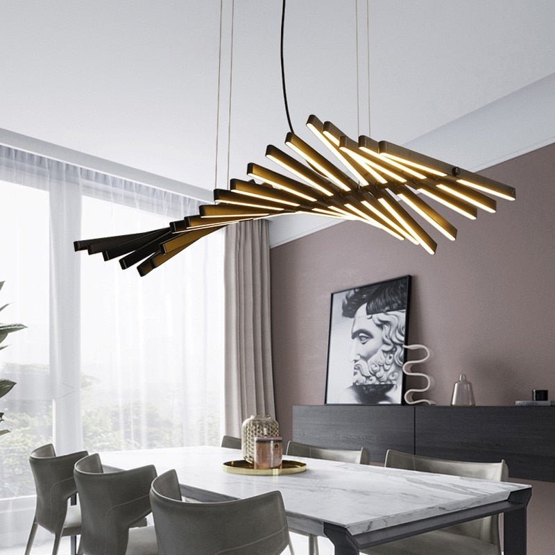 Candelabru LED Fishbone Nordic Modern