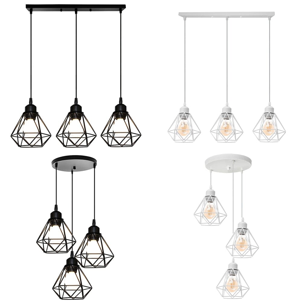 Vintage Iron Frame Pendant Collection