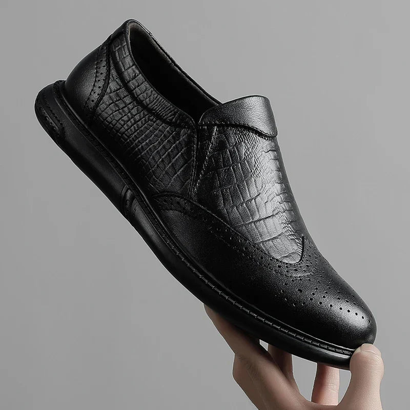 Chaussures en cuir de luxe ElegancePro pour hommes