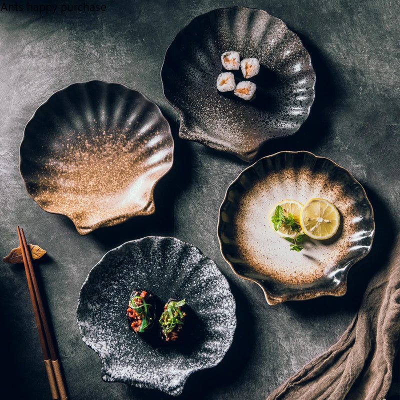 Assiette en céramique Sérénité de Coquillage