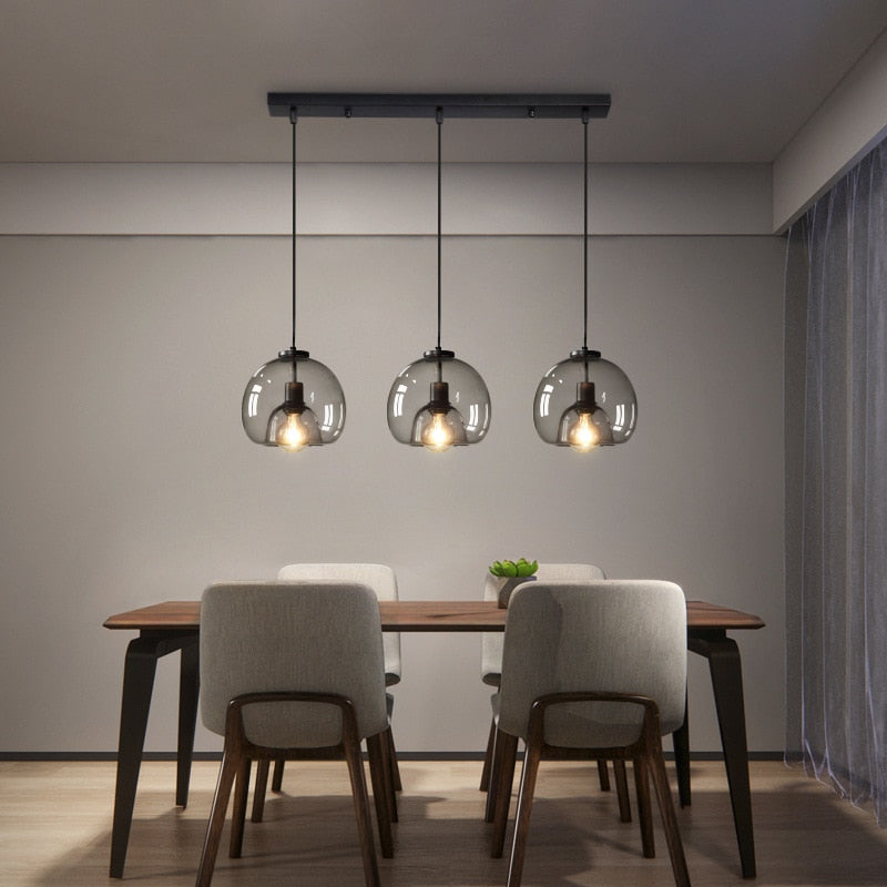 Dark Nordic LED Pendant Lamp