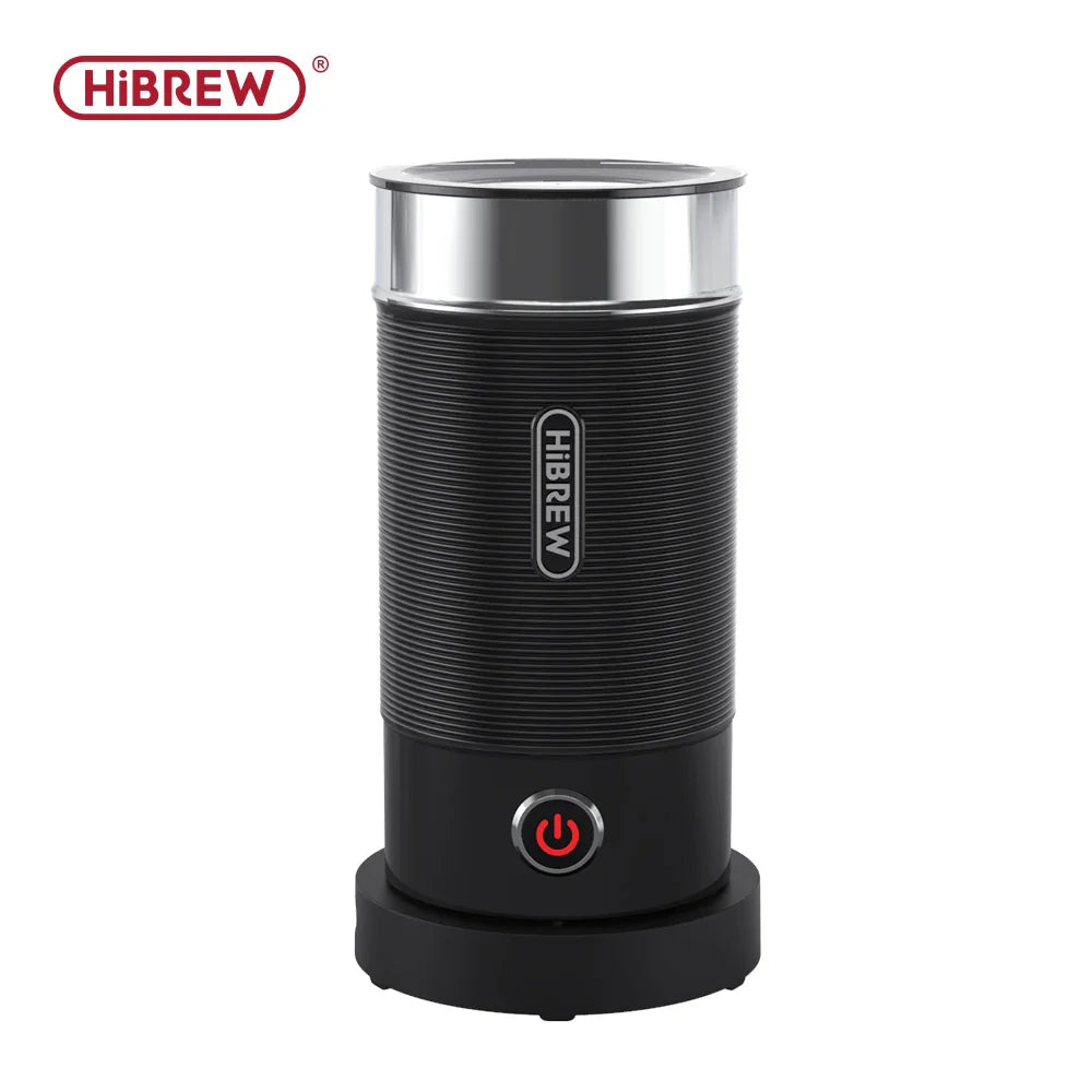 HiBREW M1A Pěnič a šlehač mléka – Automatický horký/studený latte, cappuccino, mixér na čokoládu, chladný dotyk, 350W