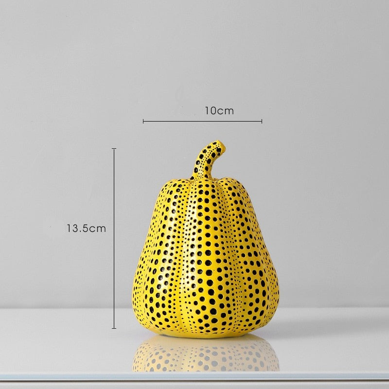 Kusama Yayoi Style Pumpkin Sculptures