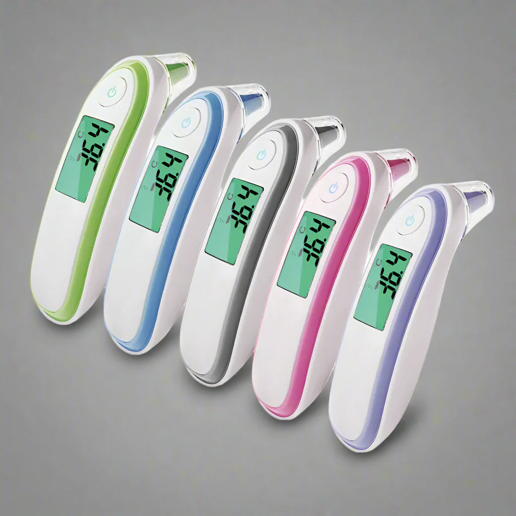 JYHealth Infrared Ear & Forehead Thermometer - Accurate & Non-Contact for Baby & Adult