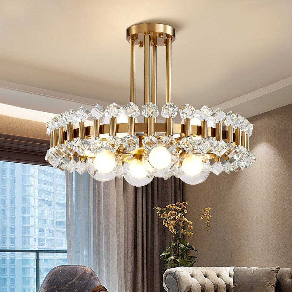 YLK Rarmaden Colorful Luxury crystal chandelier