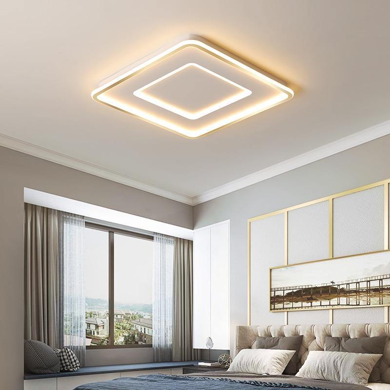 Geometric Rectangular Ceiling Light