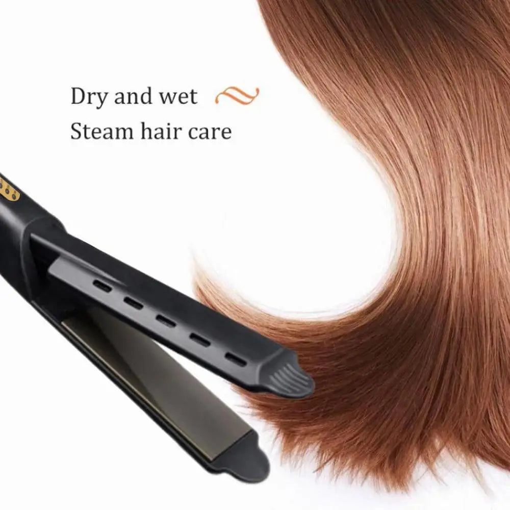 Steam Straightener™ Glattes, seidiges Haar in Sekundenschnelle!