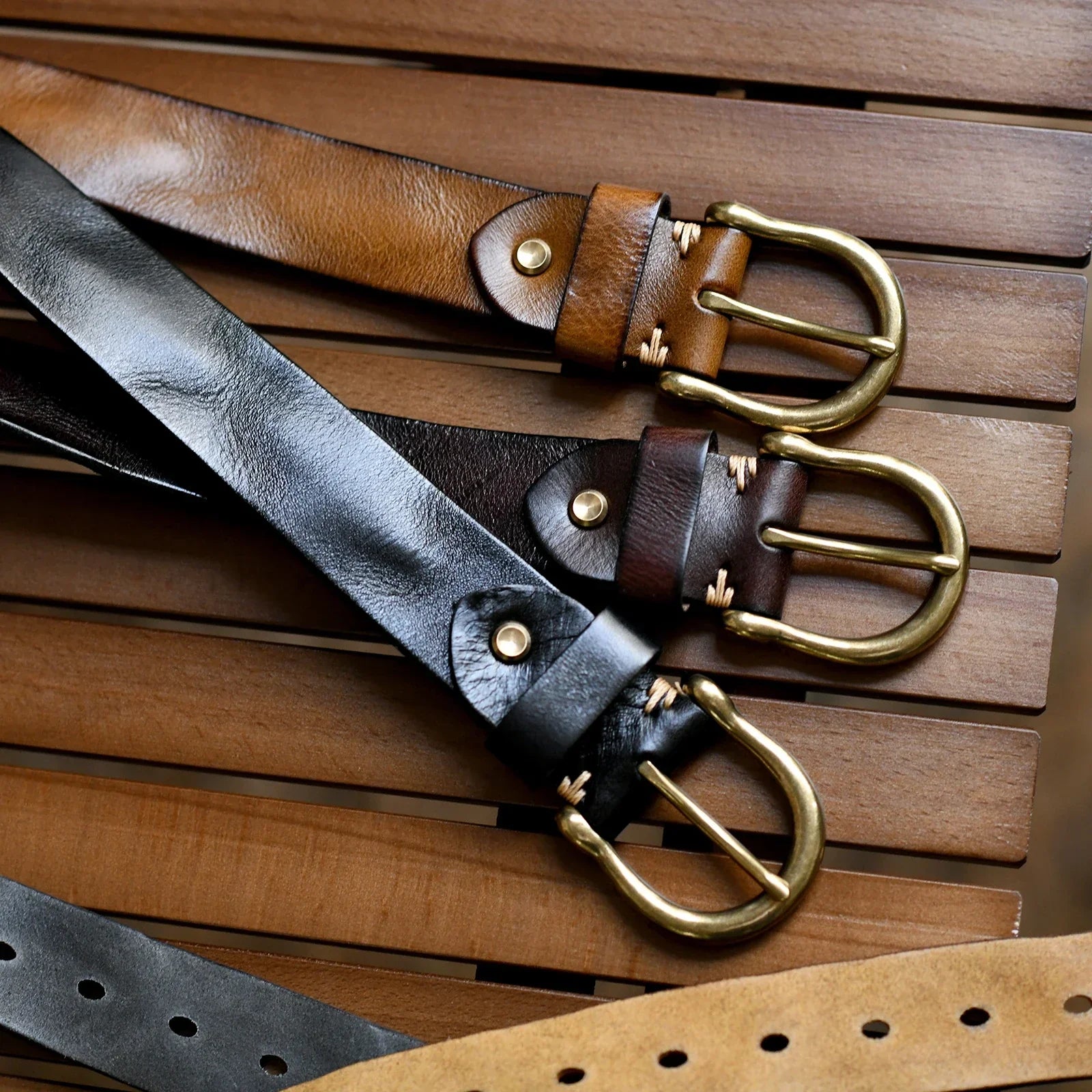 DENALI LEATHER BELT