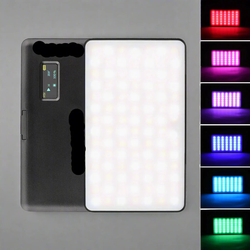 Andoer W140 RGB LED Video Light – 2500-9000K Światło Uzupełniające do Vlogowania i Fotografii