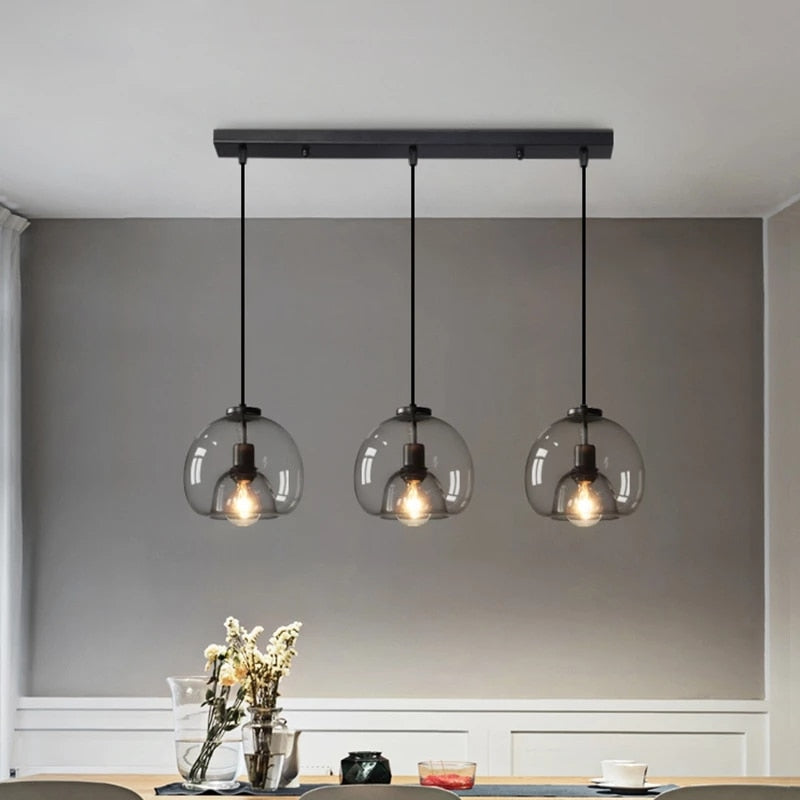 Dark Nordic LED Pendant Lamp