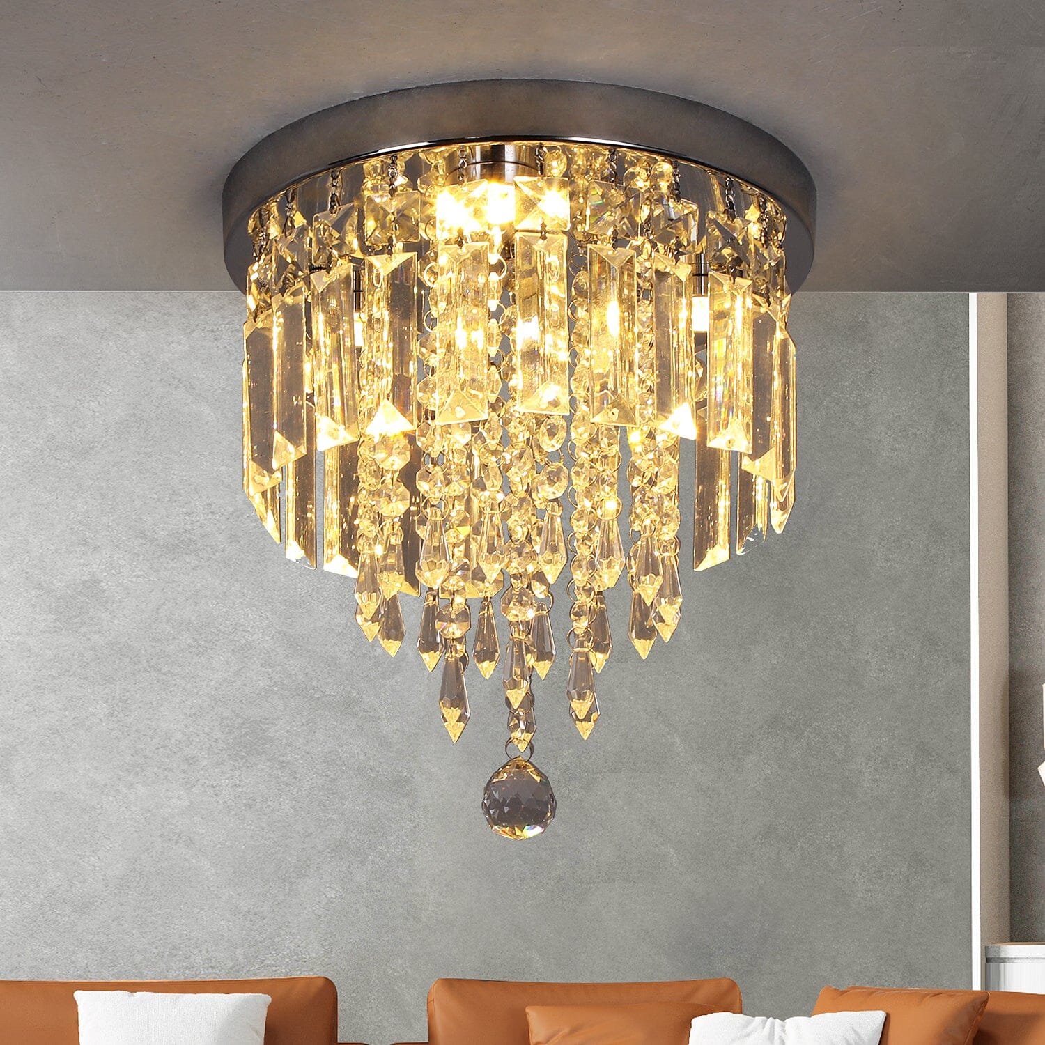 Hauqi Crystal Ceiling Chandelier