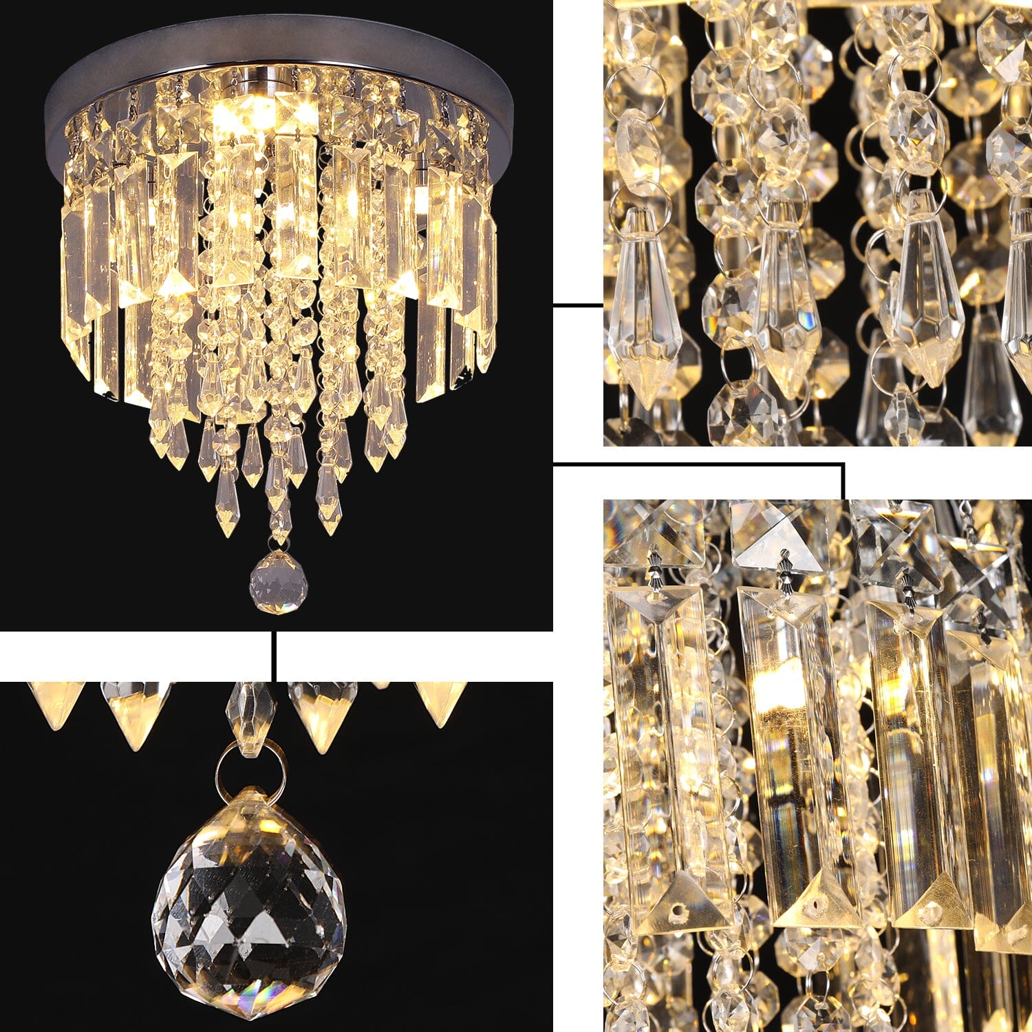 Lustre en cristal Hauqi