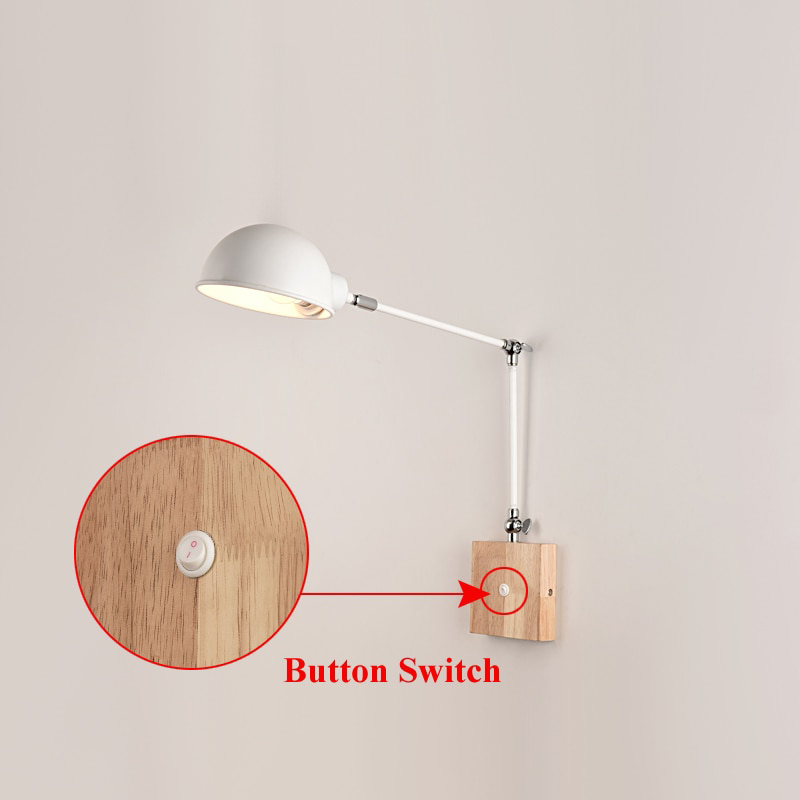 BTM Jeena -  Adjustable wooden Wall Lamps