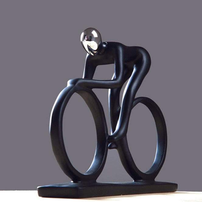 Vrimlo® Nordic Abstract Cyclist Sculpture