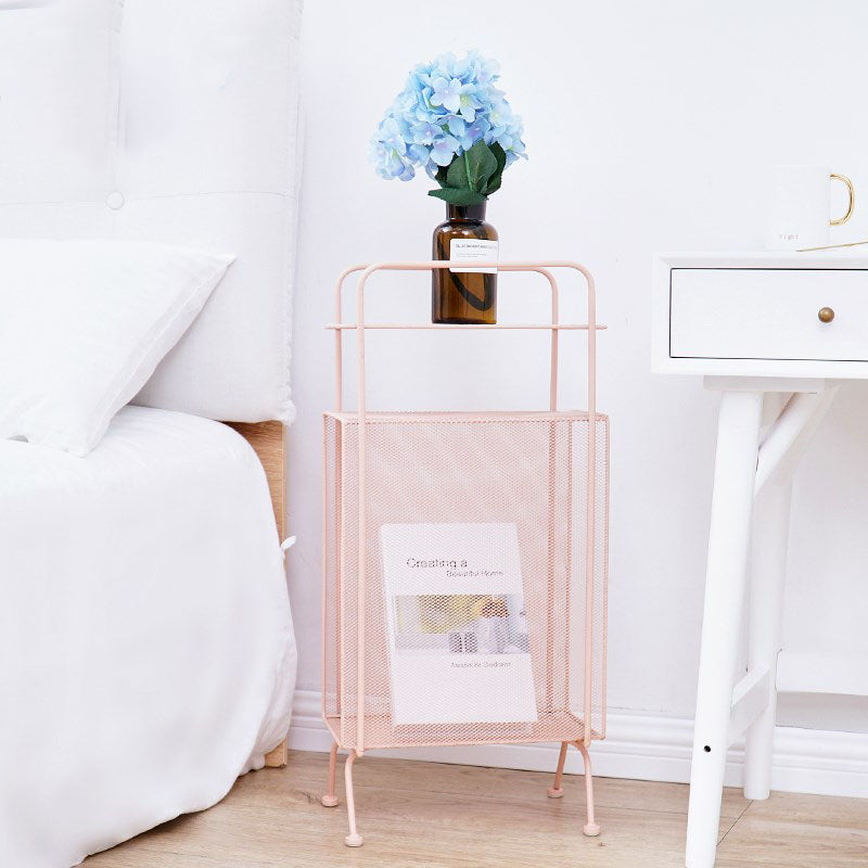 Blair Metal Side Table and Magazine Rack