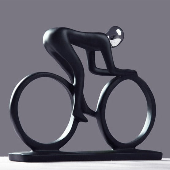 Escultura de Ciclista Abstracto Nórdico Vrimlo®