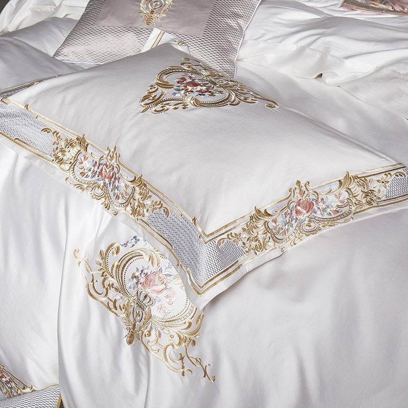 Pheliza Egyptian Cotton Embroidery Premium Luxury Bedding Set