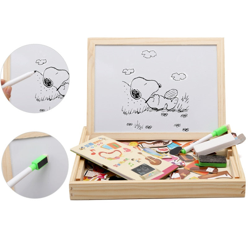 Woods™ | Magnetic chalkboard - creative art with magnet and chalk