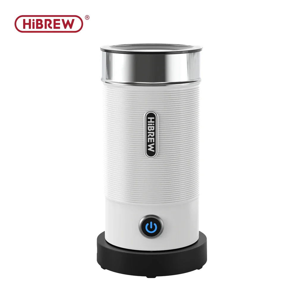 HiBREW M1A Pěnič a šlehač mléka – Automatický horký/studený latte, cappuccino, mixér na čokoládu, chladný dotyk, 350W