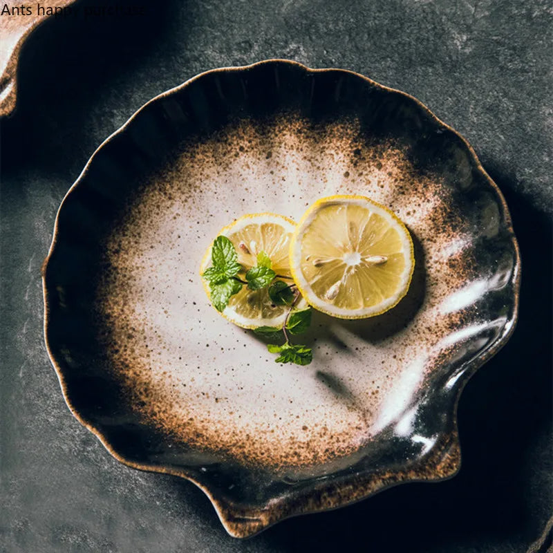 Assiette en céramique Sérénité de Coquillage