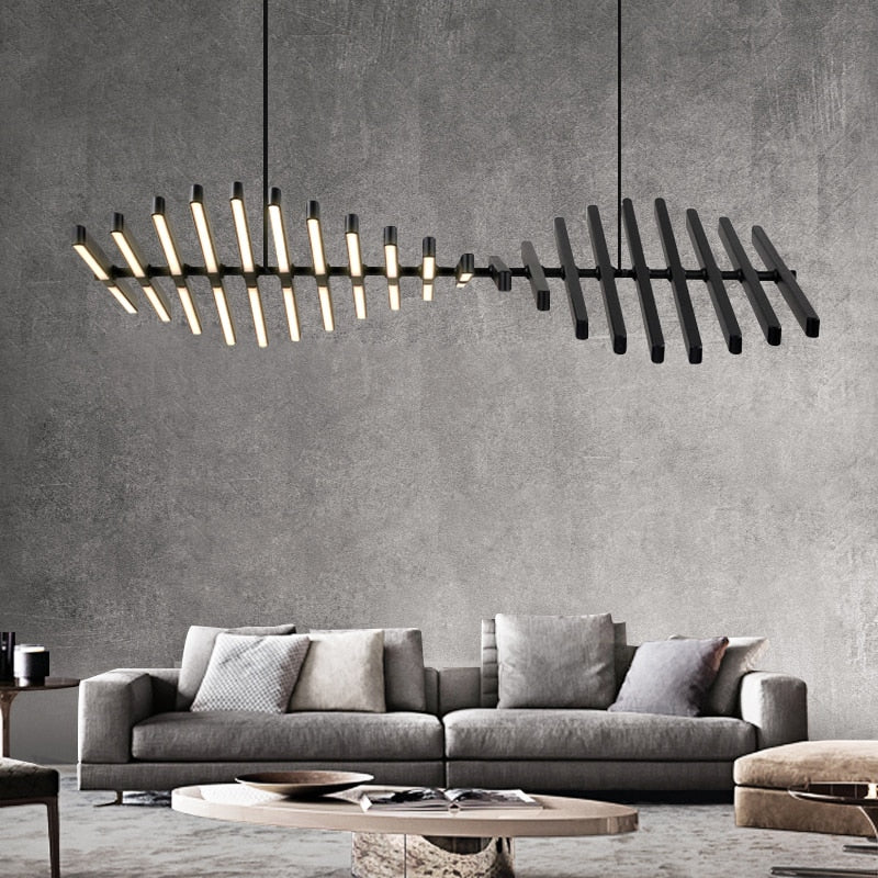 Candelabru LED Fishbone Nordic Modern