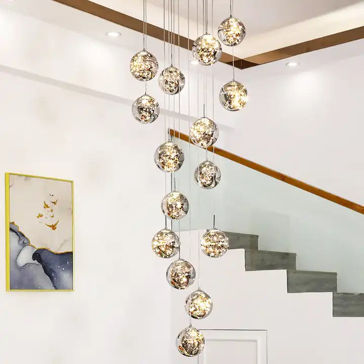 Sydel Bubble Glass Chandelier