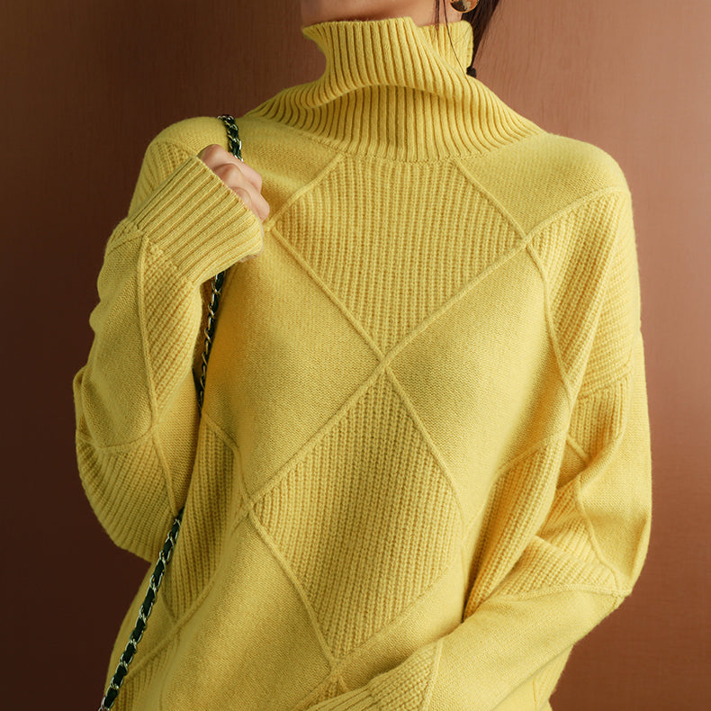 Adelle™ Cashmere Turtleneck-genser