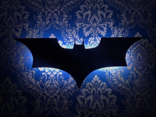 Batman LED-Wandleuchte mit kabelloser Fernbedienung und Farbwechsel