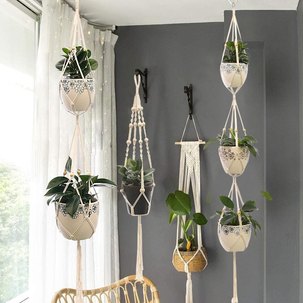 Vrimlo Soporte de Macramé para Plantas