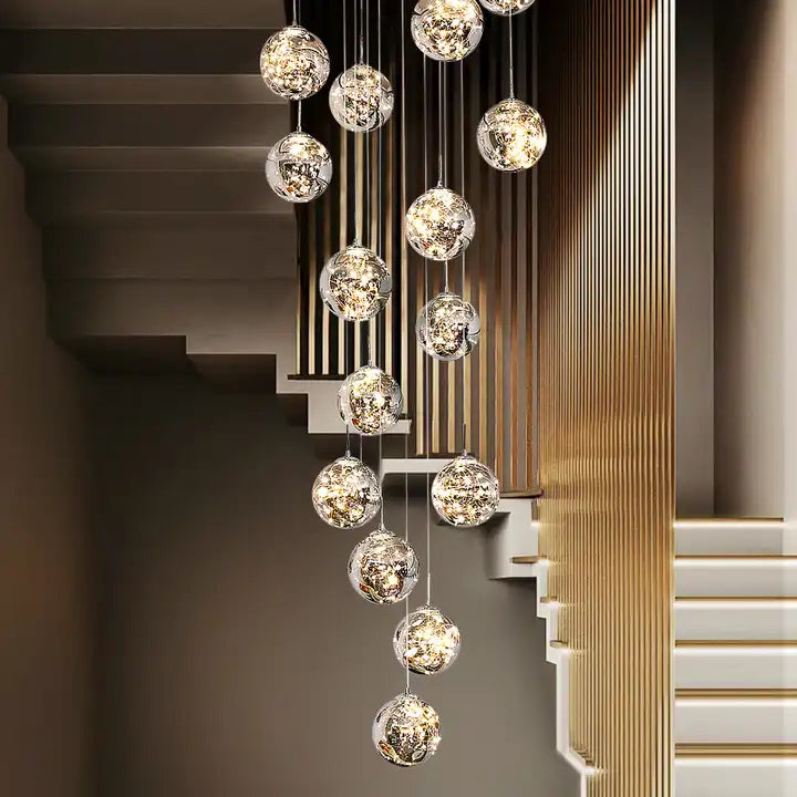 Sydel Bubble Glass Chandelier