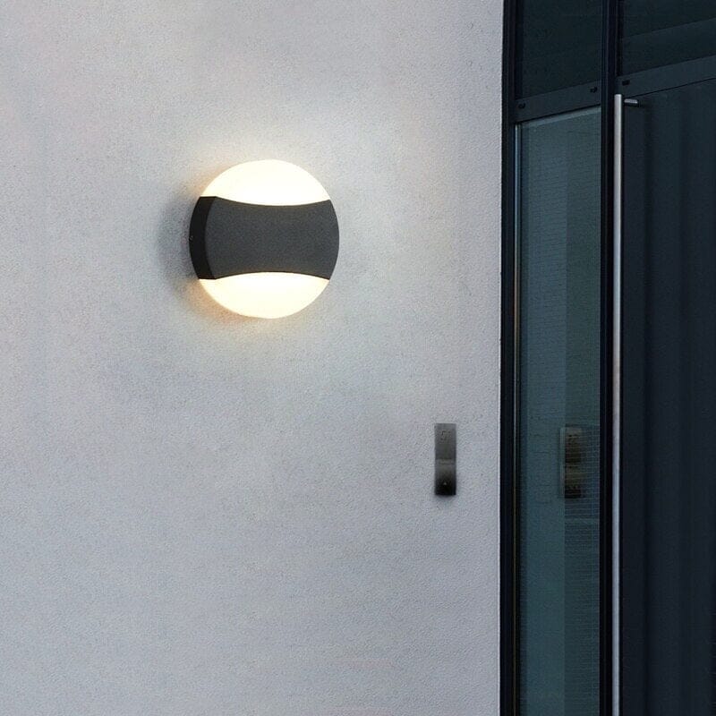 Luz de Pared Exterior Circular