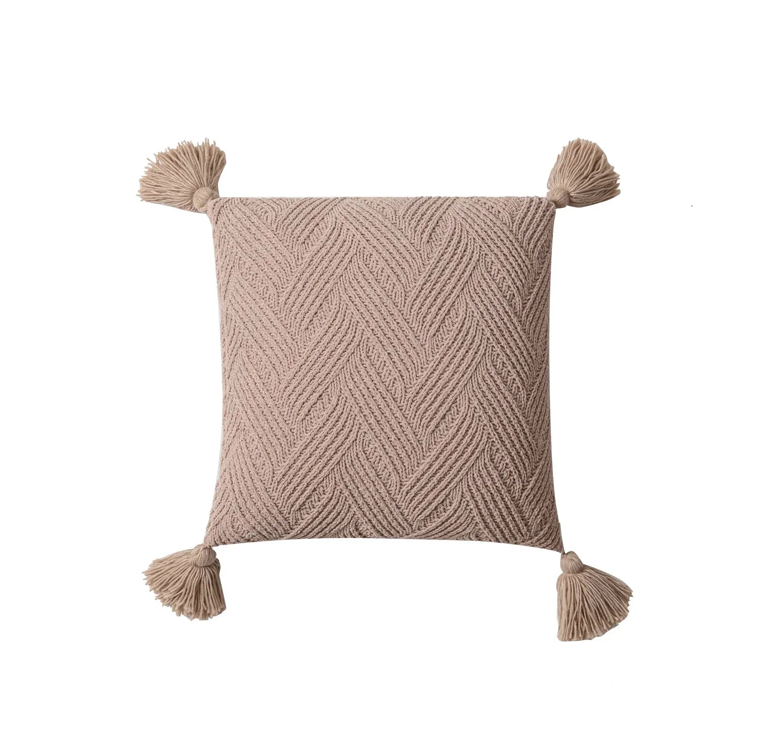 NordicTassel - Chenille Cushion Cover for Home Decor