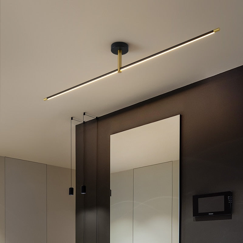 Luminaires de plafond LED modernes pour foyer et couloir