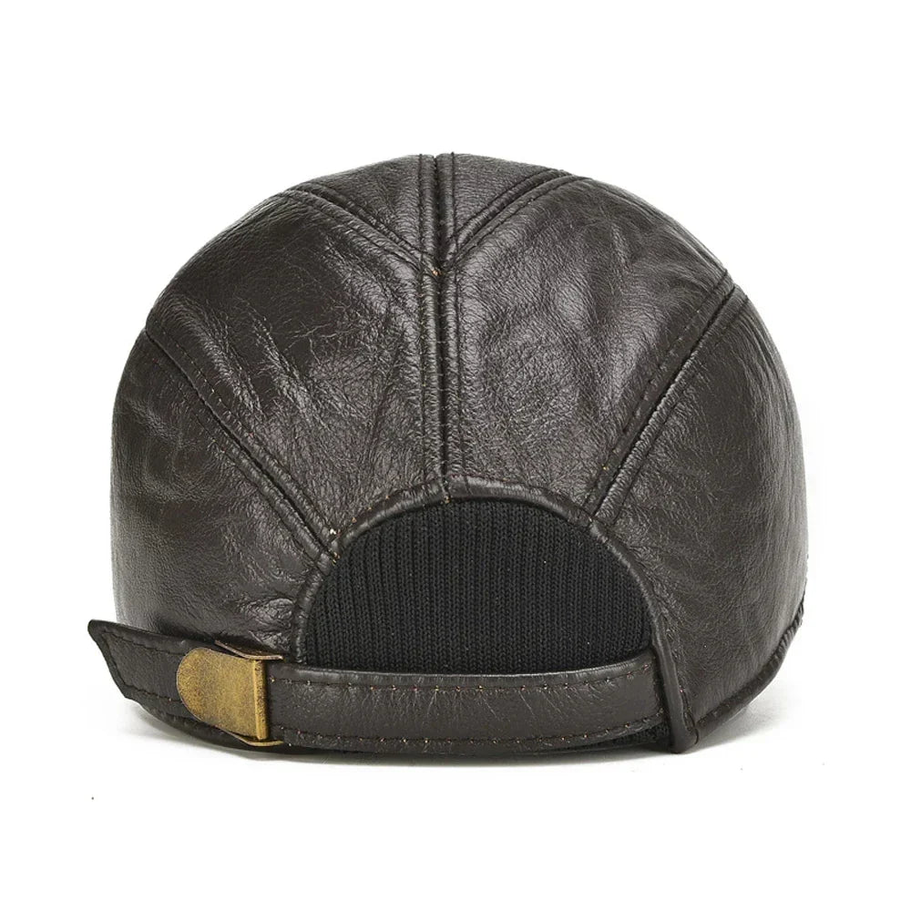 Gorra de cuero vintage de Marco