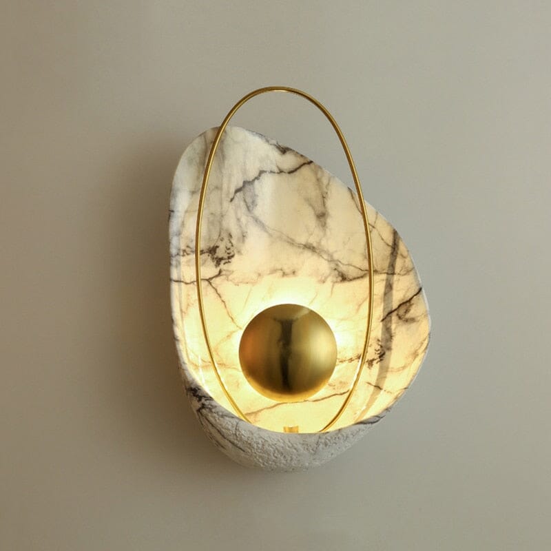 Luxury Imitation Marble Wall Lamp