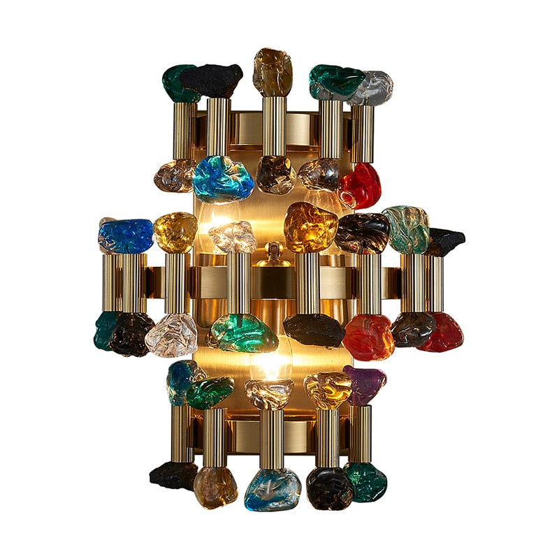 YLK Rarmaden Colorful Luxury Crystal Sconce