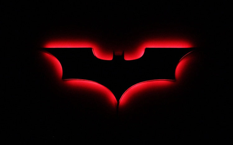 Batman LED Wall Light with Wireless Remote Control and Color Change