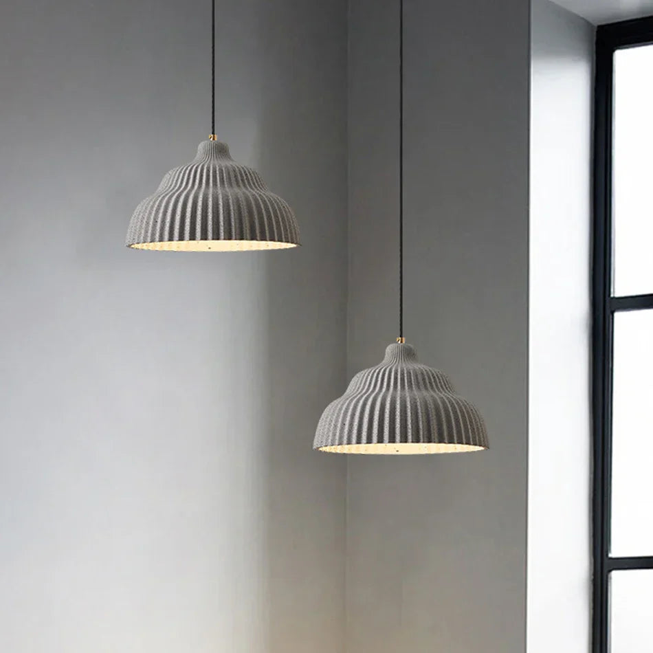 Lampa wisząca w stylu retro z betonu Bermondsey