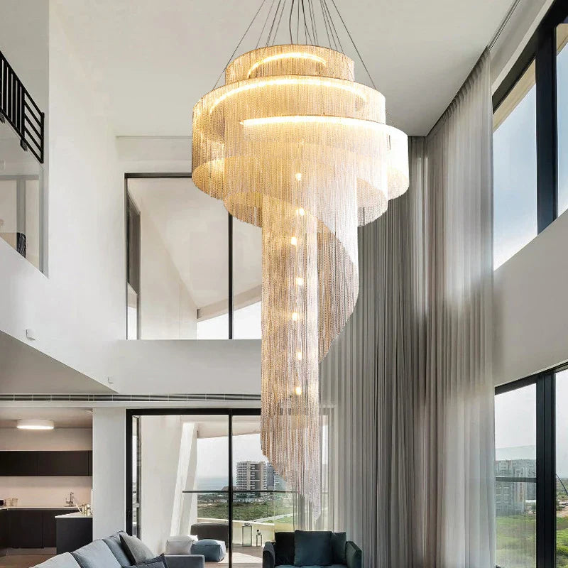 Tassel Spiral Chandelier