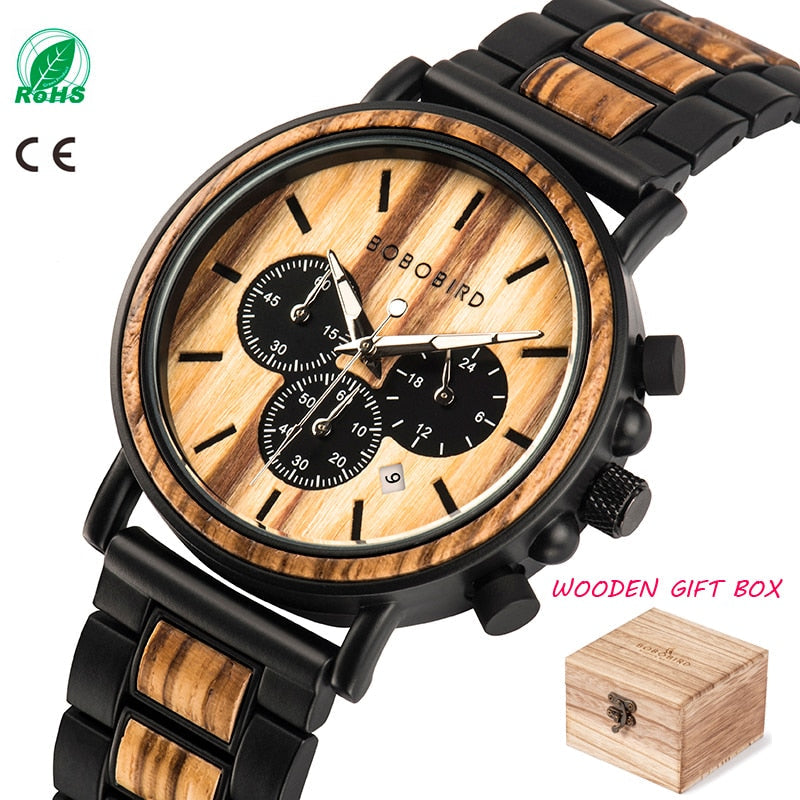 Montre en bois BOBOBIRD