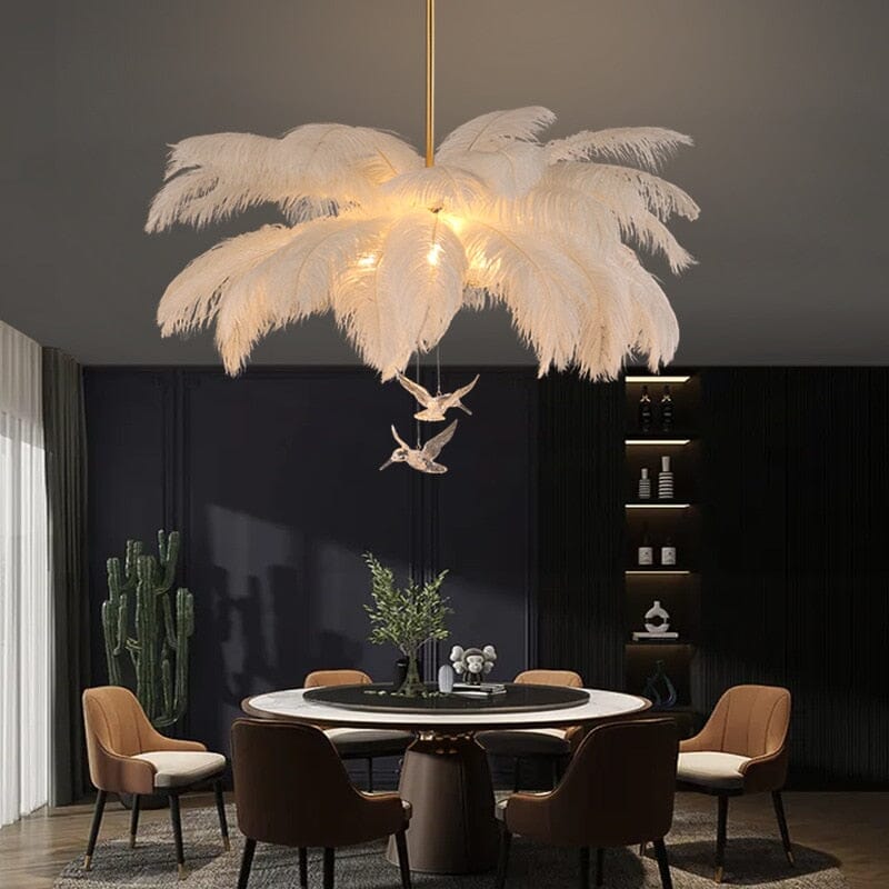 Modern Feather Chandelier